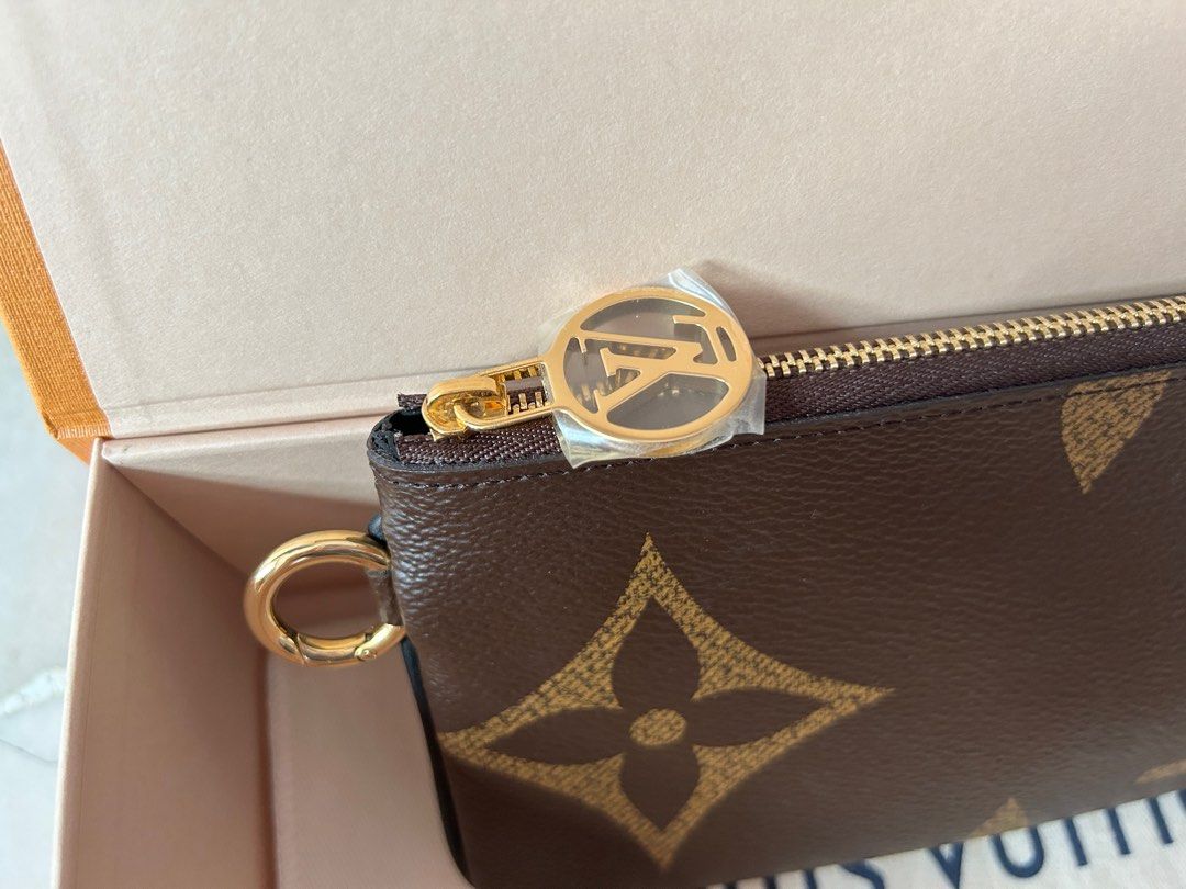 LOUIS VUITTON TRIO POUCH  3 Year Wear & Tear + What Fits! 