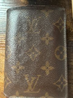 LOUIS VUITTON Louis Vuitton Portefeuille Celeste Trifold Wallet M81667  Monogram Canvas Leather Brown Shimmer Champagne Gold Hardware W Hook