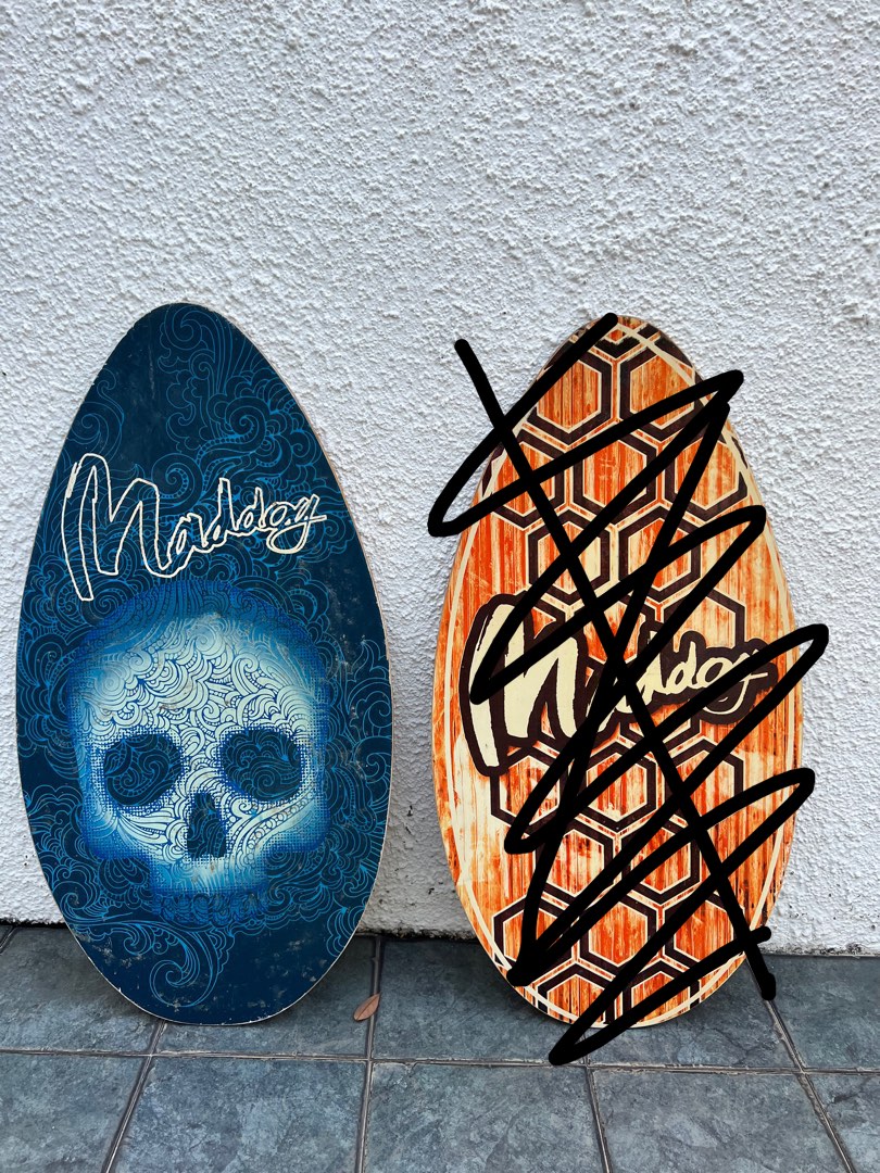 Mad Dog skimboard 100x52cm Sports Equipment Sports Games