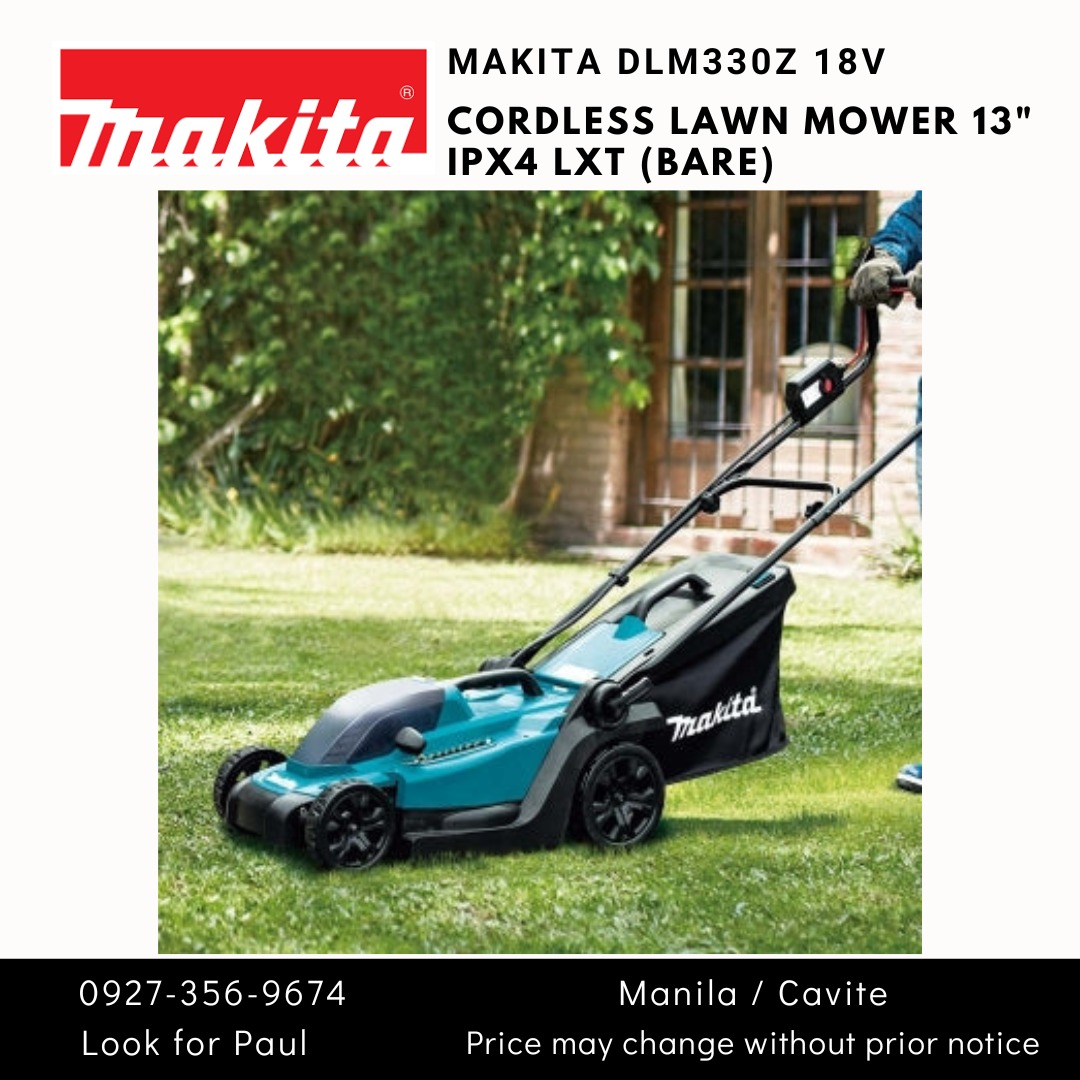 MAKITA DLM330Z 18V CORDLESS LAWN MOWER 13" IPX4 LXT (BARE), Commercial ...