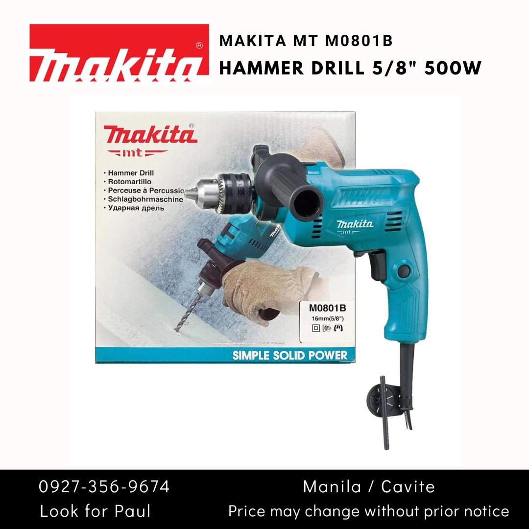 MAKITA MT M0801B HAMMER DRILL 5 8