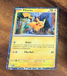 McDonald's x Pokemon Holo Foil Rare Pikachu Card, Hobbies & Toys,  Memorabilia & Collectibles, Vintage Collectibles on Carousell