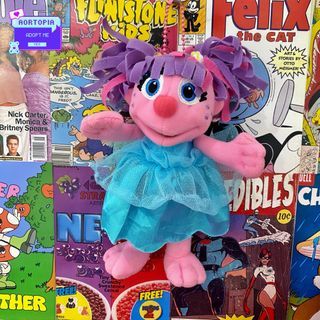 ABBY CADABBY SESAME STREET MINI VINTAGE ORIGINAL MATTEL X SESAME STREET BONEKA ABBY CADABBY ABBY SESAME STREET