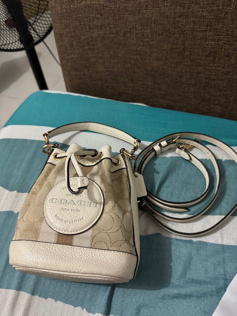 Mini coach dempsey original bucket bag, Luxury, Bags & Wallets on Carousell