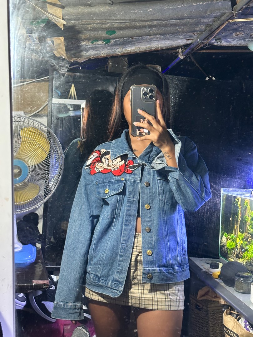 Denim jacket sales moschino