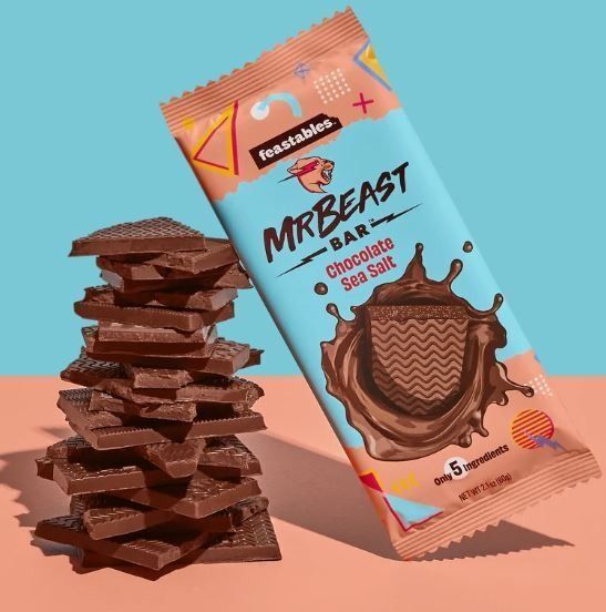 Feastables MrBeast Chocolate Bar Original/Milk/Almond/Quinoa