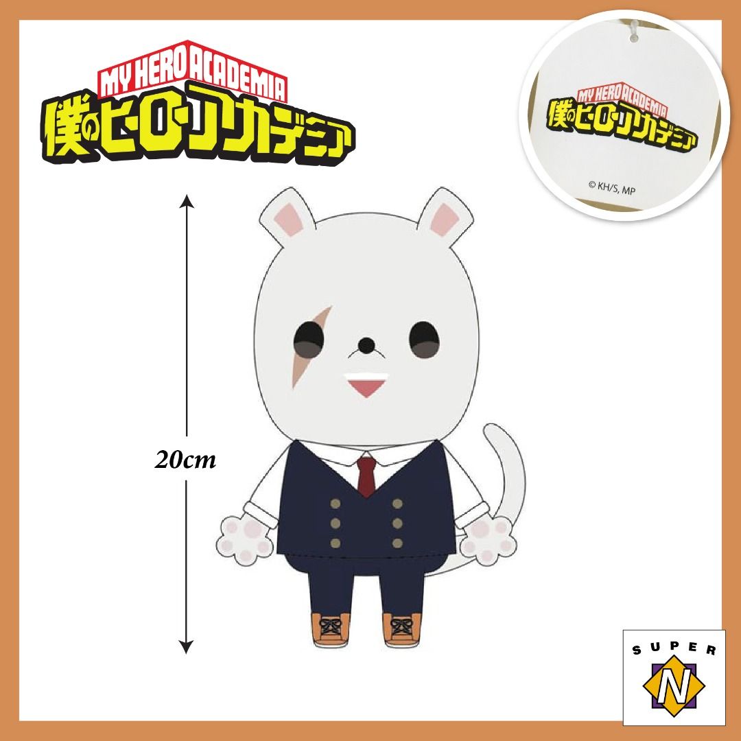 My Hero Academia Mr. Principal Nezu Principal Uniform Munyugurumi S Plush Toy by KThingS 20cm