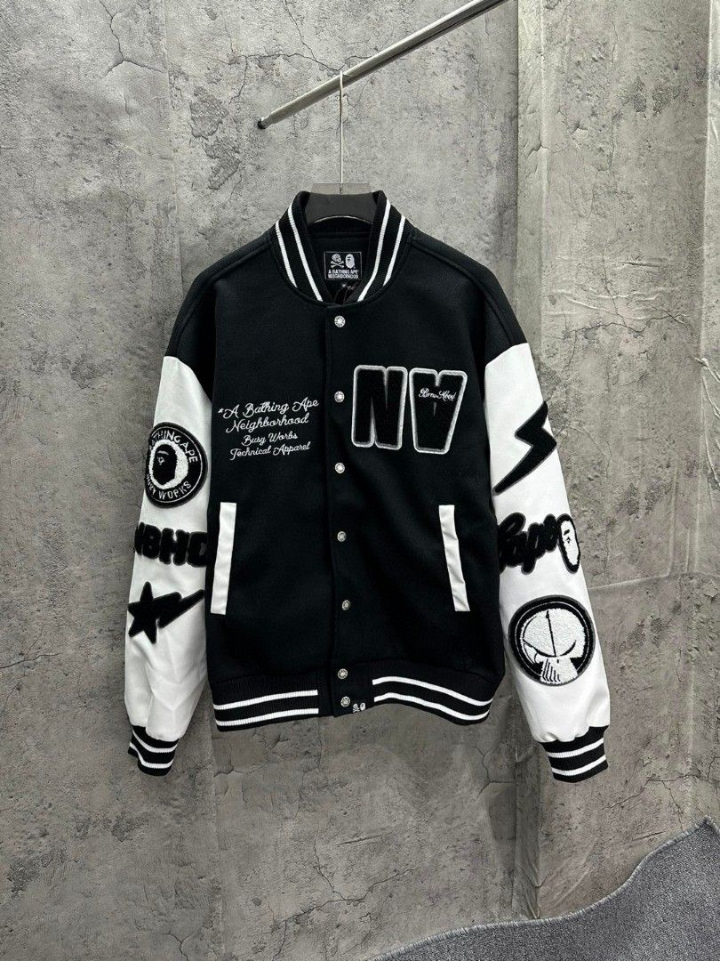 Neighborhood x Bape Jacket 外套, 男裝, 外套及戶外衣服- Carousell