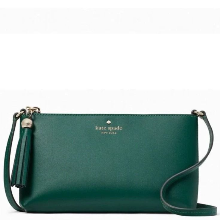 NEW AUTHENTIC INSTOCK KATE SPADE IVY STREET AMY GREEN DEEP JADE SMOOTH LEATHER CROSSBODY WKRU4856 Women s Fashion Bags Wallets Cross body Bags on Carousell