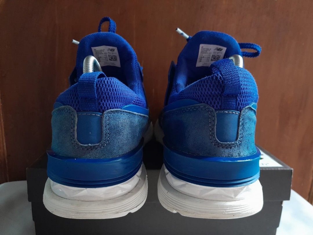 size 45 New Balance 574 Sport Blue Atlantic White Fesyen Pria