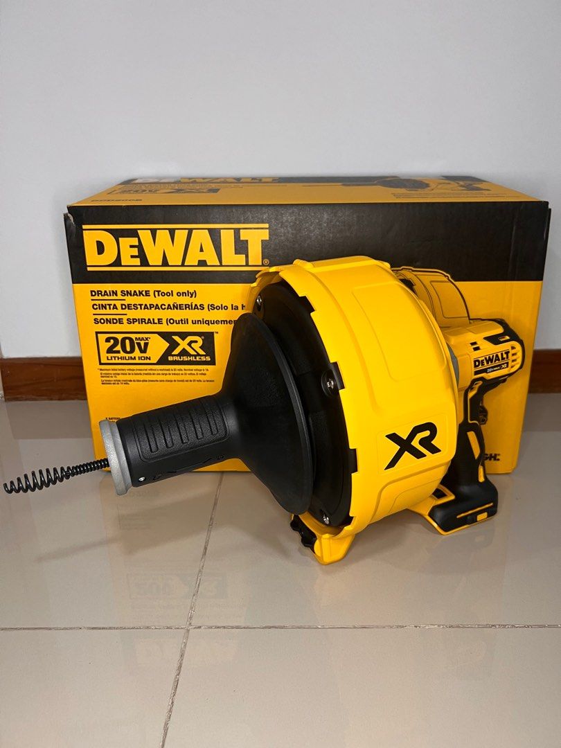 New Bare unit DEWALT 20V MAX XR Brushless Drain Snake Tool Only