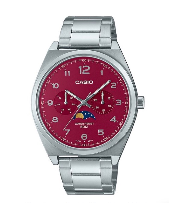 Casio sheen red sale