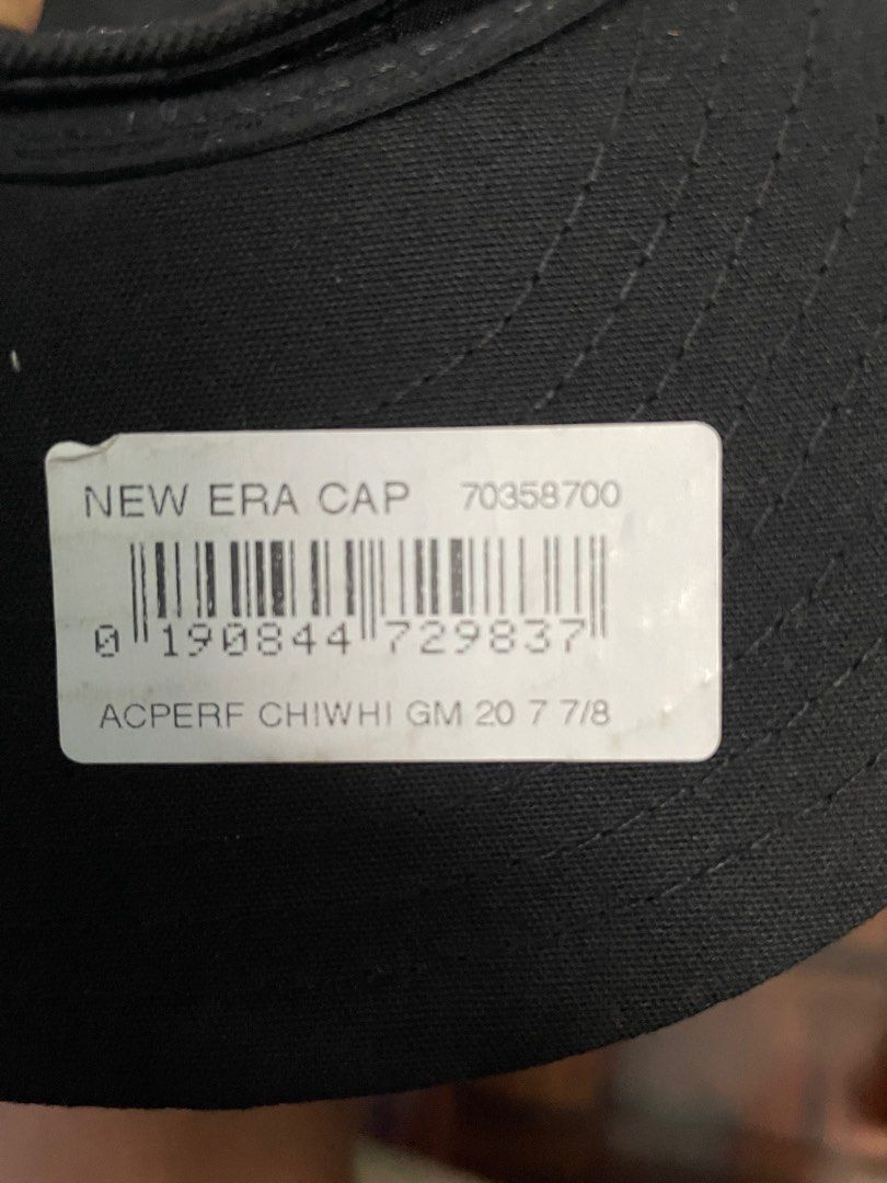  New Era Cap Co. Inc. Men's 70358700, Black, 6.5
