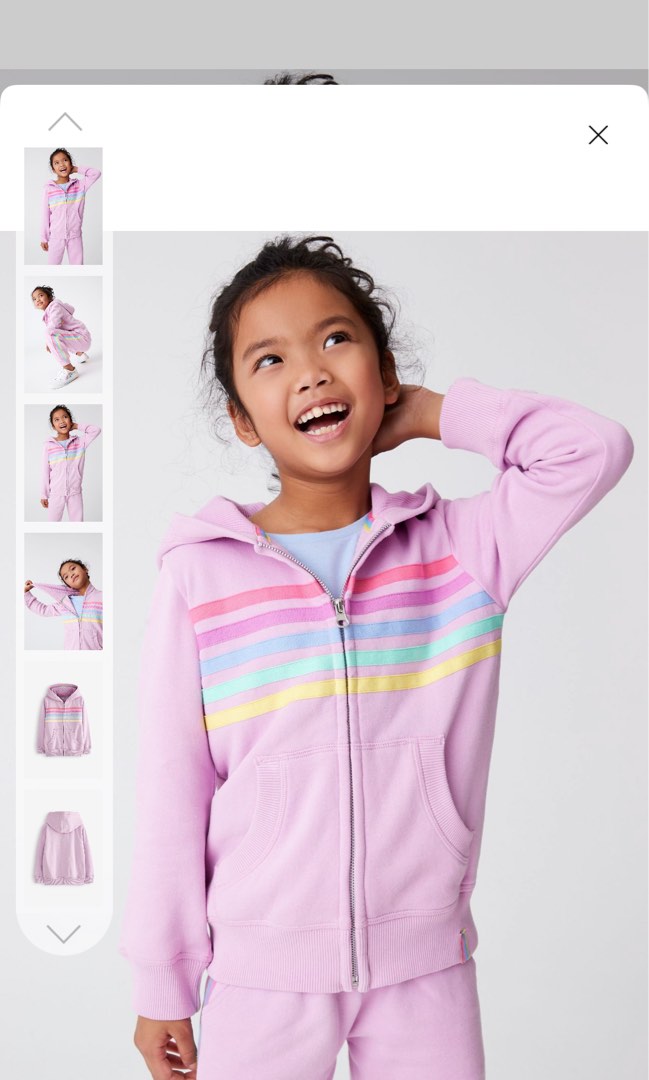 Next Rainbow Hoodie and Jogger 9yr