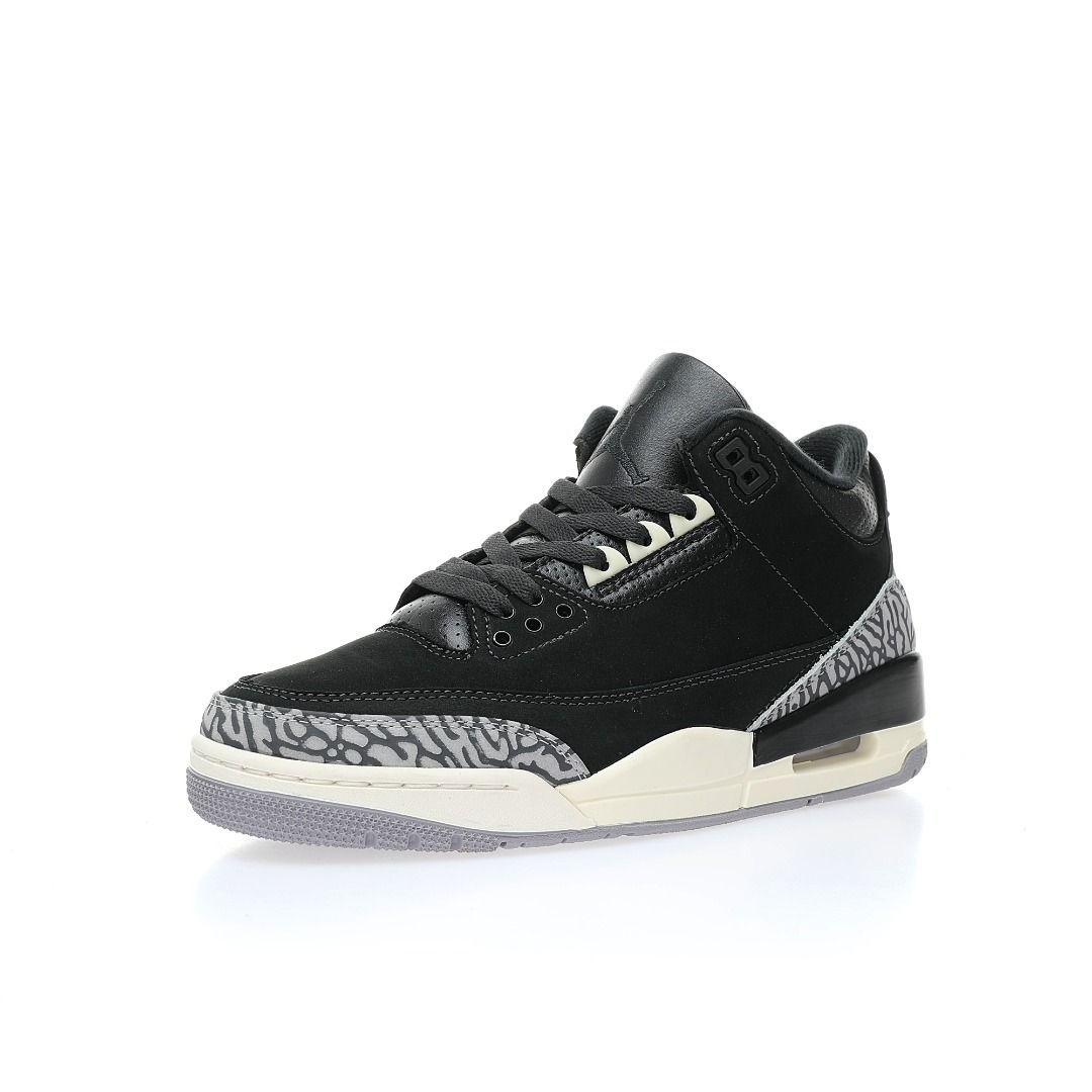 Nike air jordan 3 retro black sales