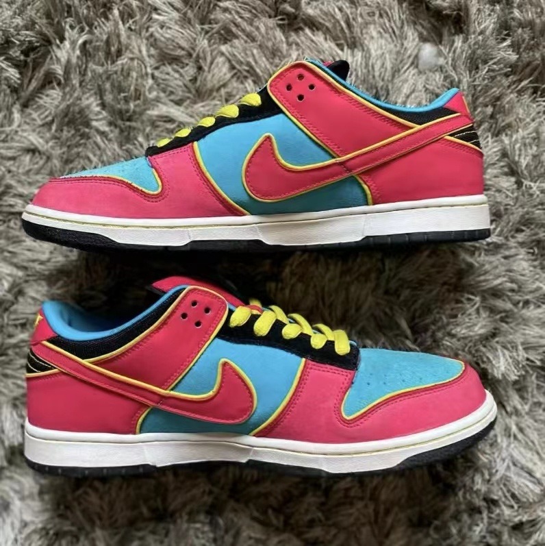 💋【粉藍】Nike Dunk SB Low Ms. Pacman 低幫板鞋男款粉藍, 女裝, 鞋