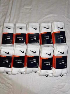 Nike Training Crew Socks for Men (White High Cut)