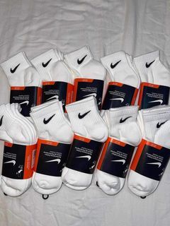 Nike Training Crew Socks for Men (White Mid Cut)