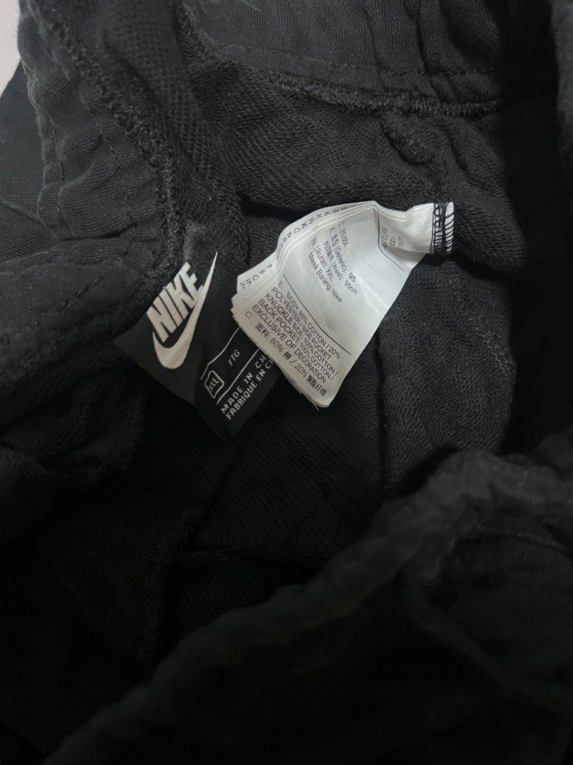 Nike sportswear swoosh french terry pants discount