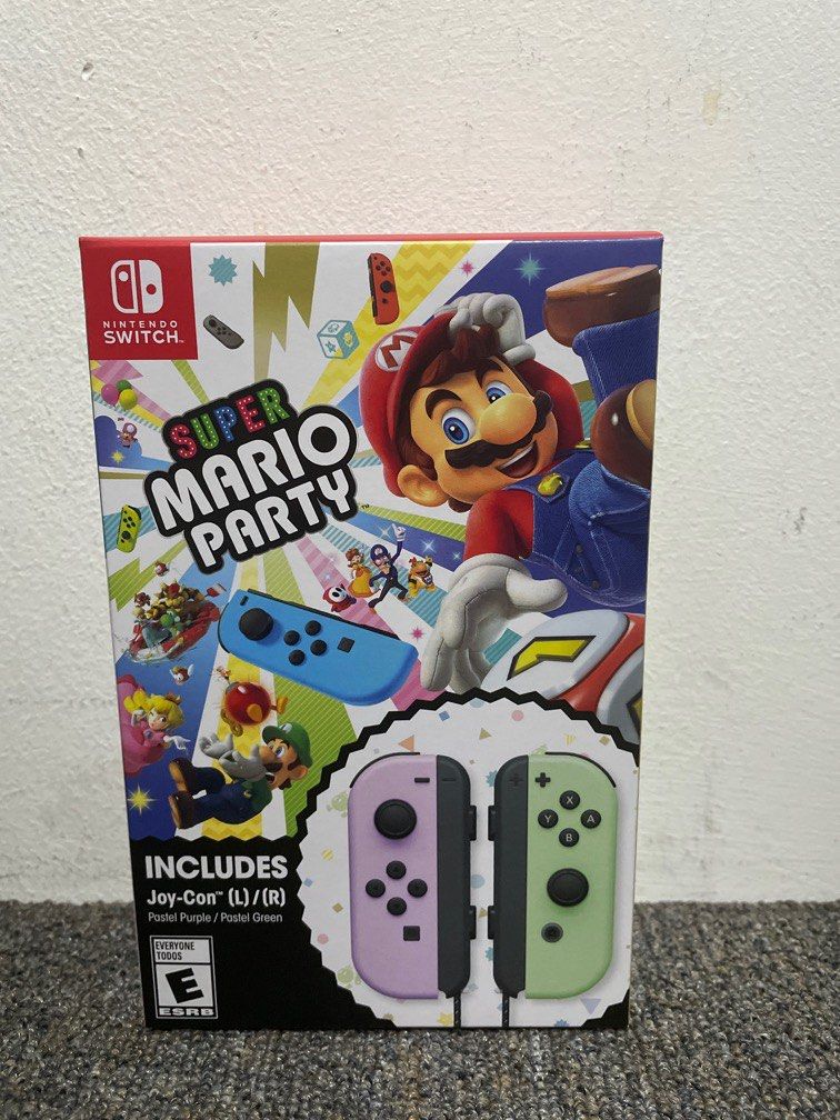 Super Mario Party Joy-Con Bundle (Pastel Purple / Pastel Green)  (Multi-Language) for Nintendo Switch