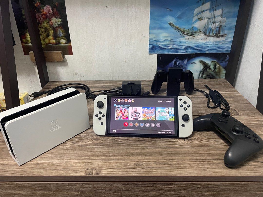 Nintendo Switch with Games Bundle, Video Gaming, Video Games, Nintendo