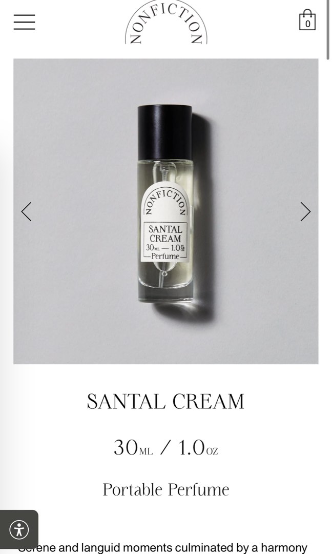 NONFICTION SANTAL CREAM 30ml