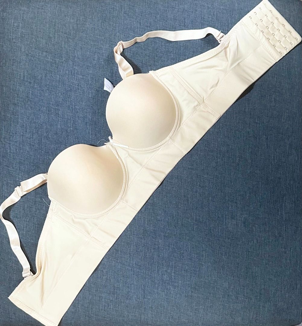 Nude bra with ribbon, Women's Fashion, Undergarments & Loungewear on ...