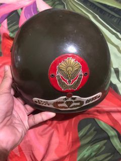 Old japanese boy troop plastic helmet cap