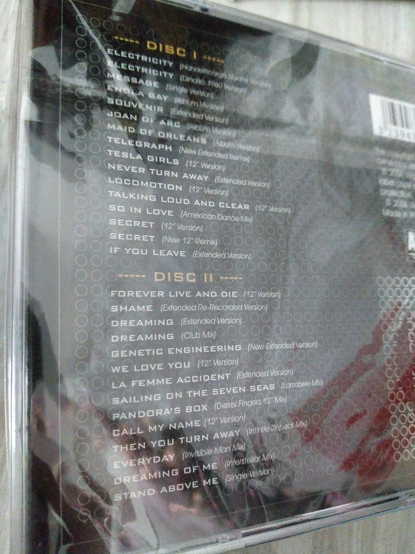 OMD The Remix Collection CD (Category: CDs & DVDs) located in Manila. Submitted by lylelake (Listing ID 1264919884, Image 2). Description: NM-VG++ condition. unofficial release. last sold on discogs is around 86USD.