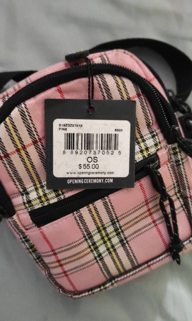 Opening Ceremony Plaid Cross Bags Fesyen Wanita Tas Dompet