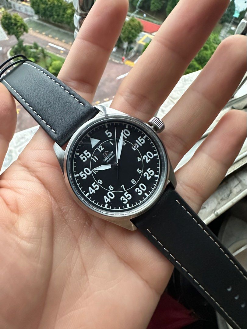 Sulla 18mm Herren Leder Uhrenarmband Pilot IW Flieger Style