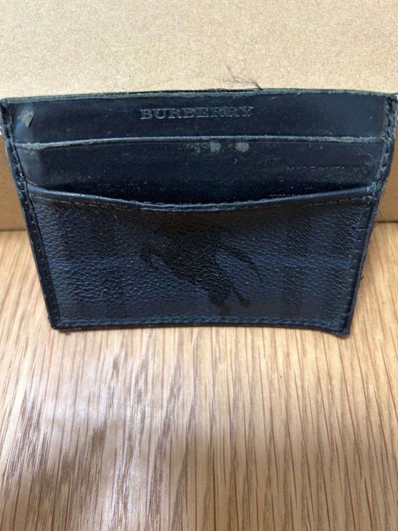 Burberry name card holder shop