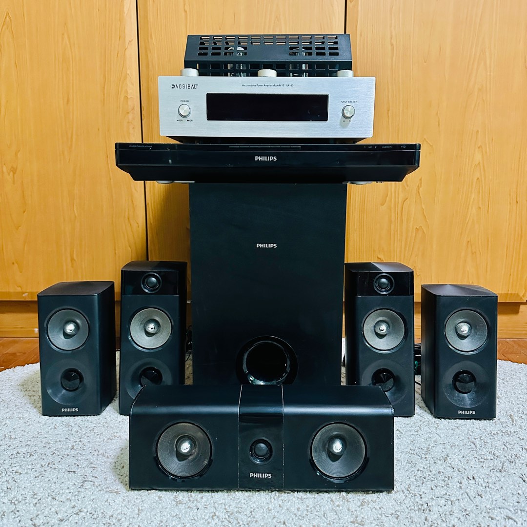 Philips 3D Bluray Home Theatre System with Vacuum Tube Amplifier
