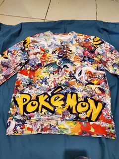 Pokemon go multi character long-sleeved sweater