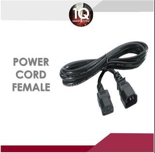 POWER CORD FEMALE 3 PIN