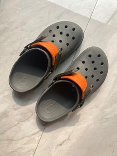 PRELOVED CROCS All Terrain Grey/Orange/Forest