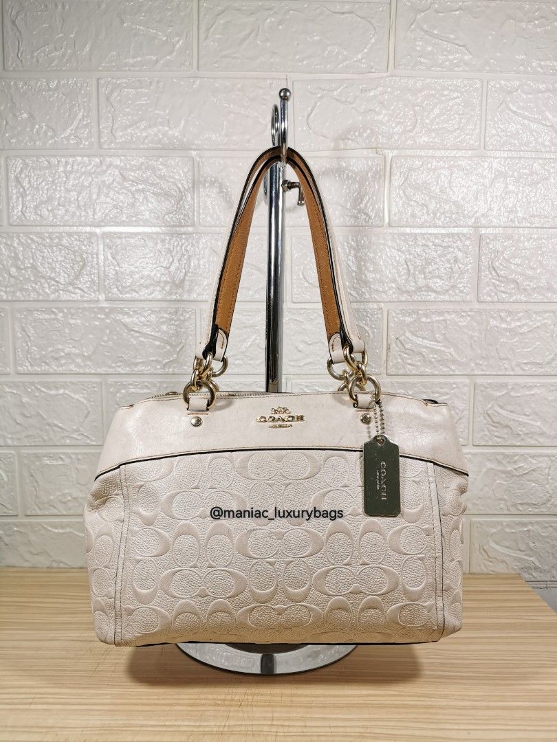 Coach brooke carryall in signature leather hot sale