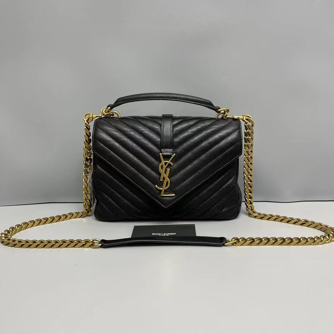 PRE ORDER Preloved YSL Medium College Bag