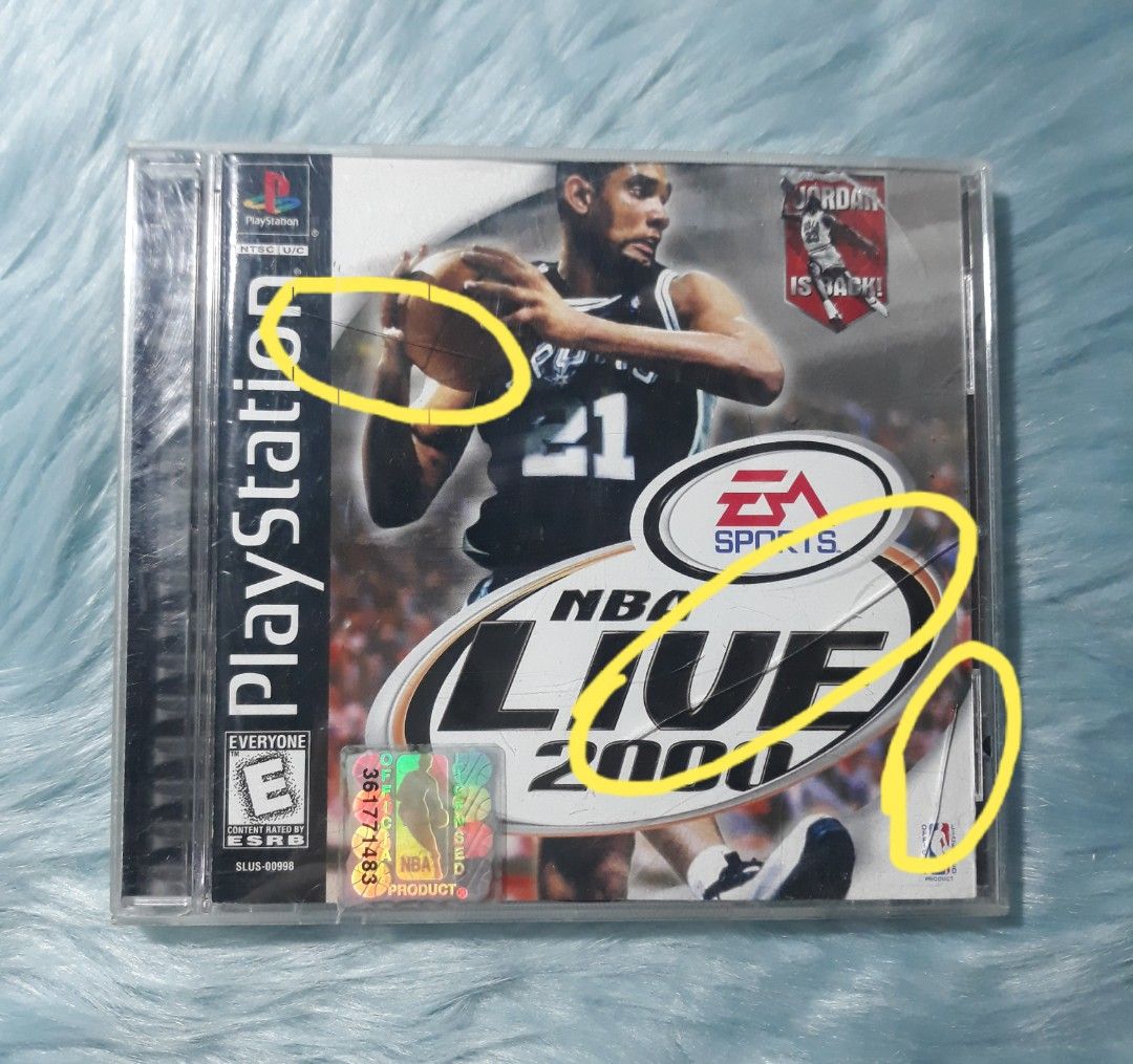 PS1 NBA Live 2000 CIB NTSC U C Original Playstation 1 Game