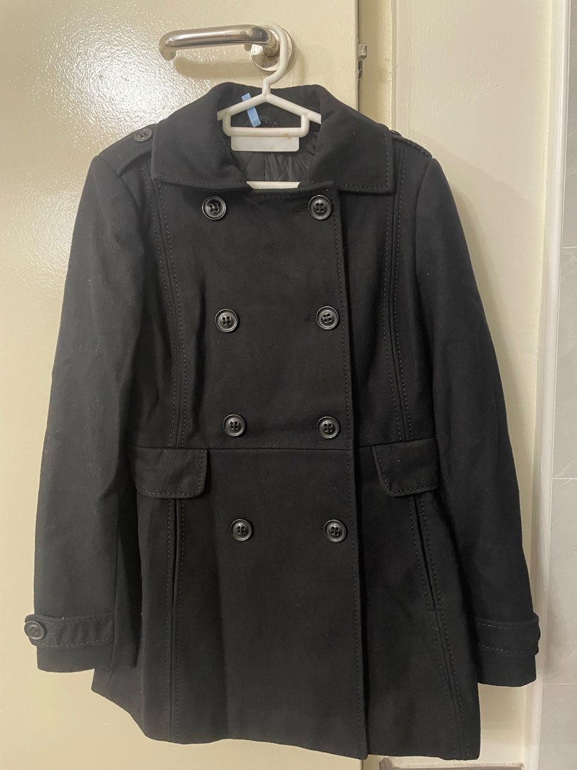 Pull and clearance bear black coat