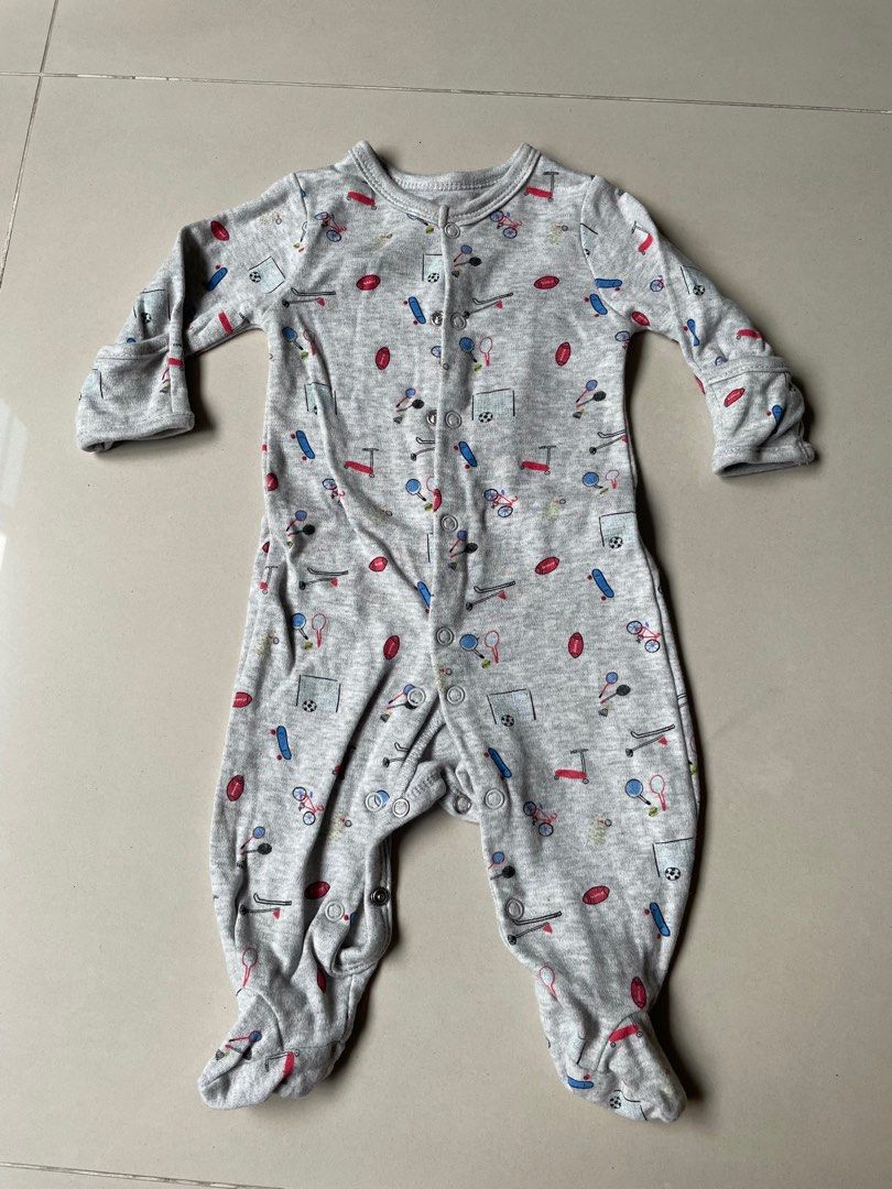 Grey on sale pj romper