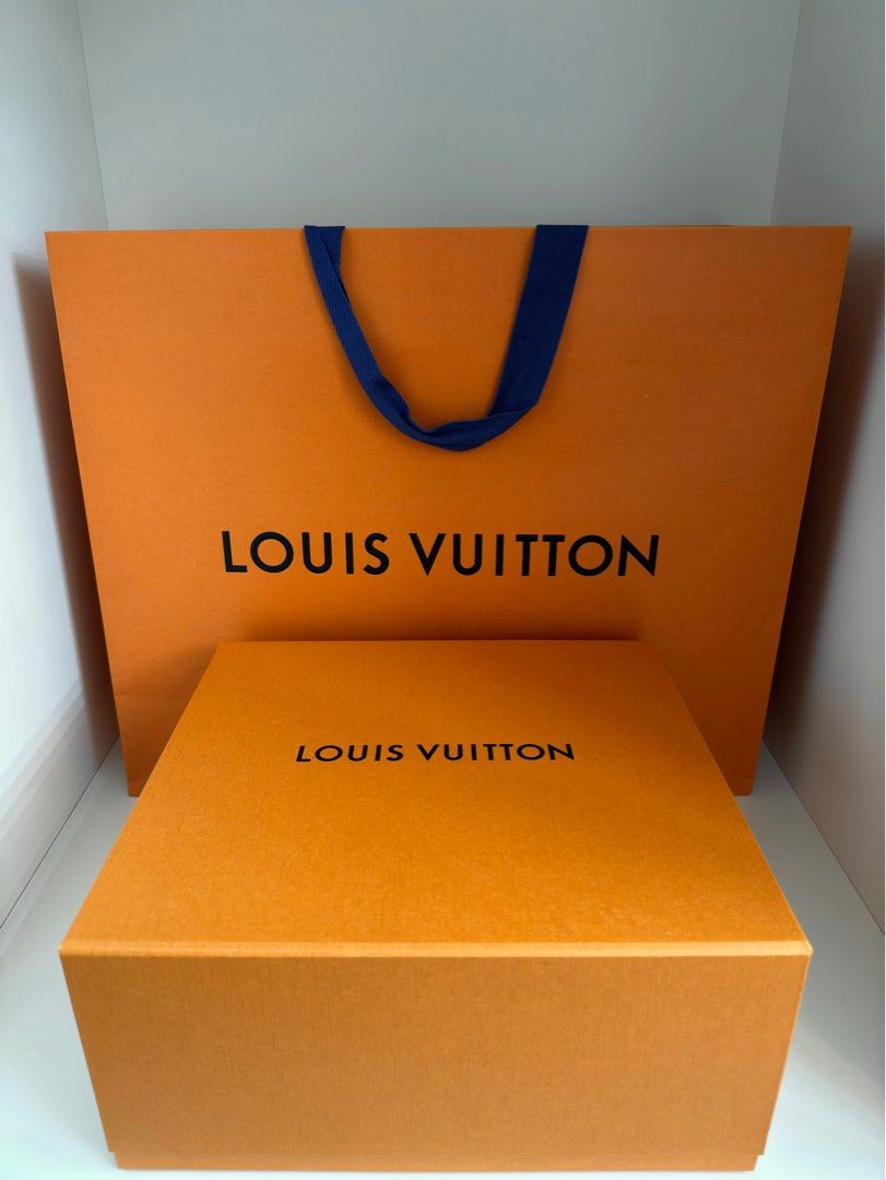 Authentic Louis Vuitton x Virgil Abloh Mini Soft Trunk Monogram Orange Chain