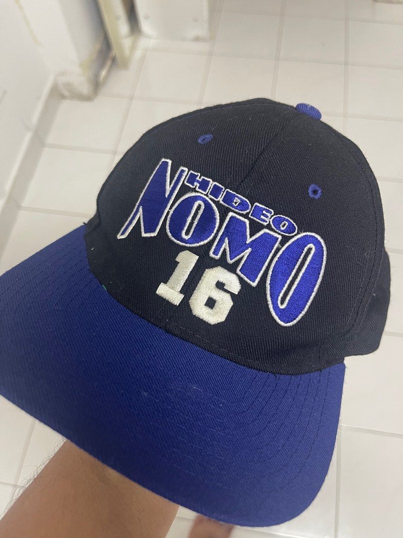 Rare Vintage 90s HIDEO NOMO 16 LA DODGERS snapback cap hat