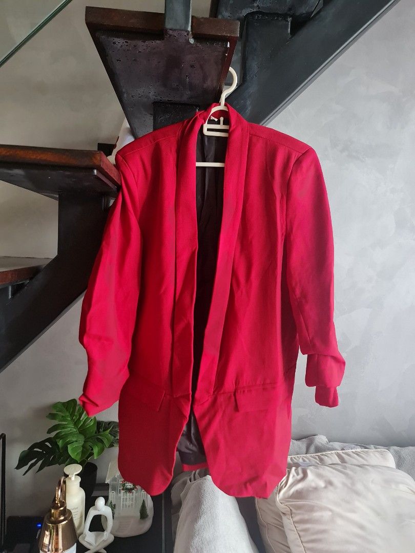 Red coat new arrivals blazer
