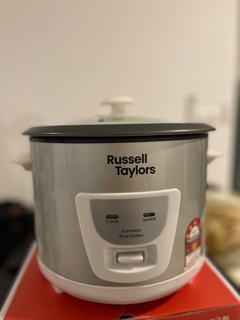 Russell Taylors Conventional Rice Cooker Steam Rack Included (1.8L) ERC