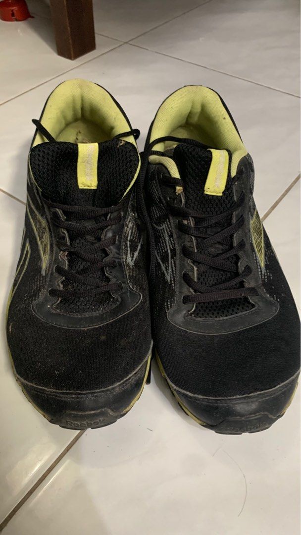 reebok grey mesh easytone trainers