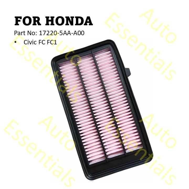 (SG Stock) Honda Civic Air Filter 172205AAA00, Car Accessories