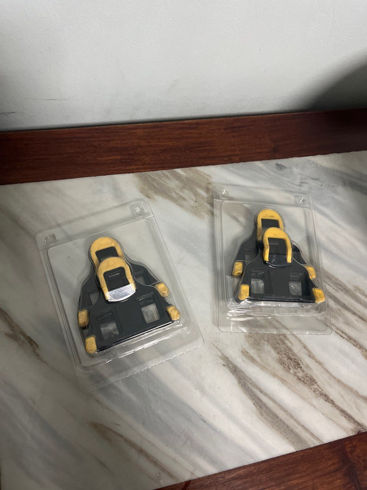 shimano cleats red yellow blue