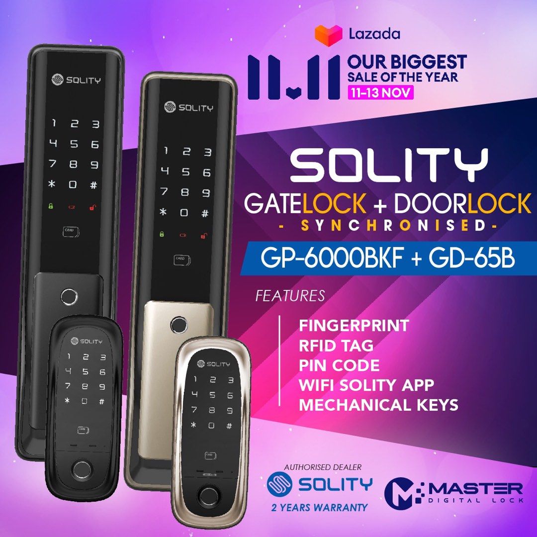 SOLITY Gate/Door Lock Bundle, Furniture & Home Living, Security & Locks ...
