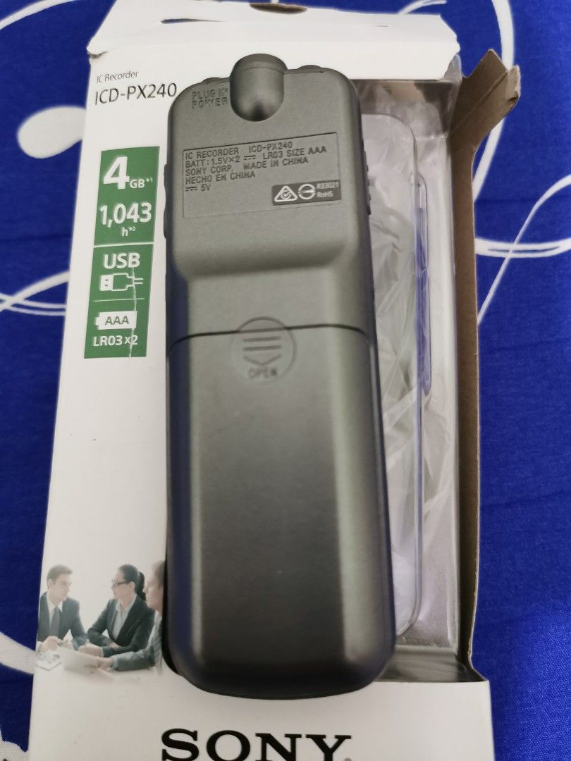 Sony ICD PX240 Digital Voice Recorder, Audio, Voice Recorders on Carousell